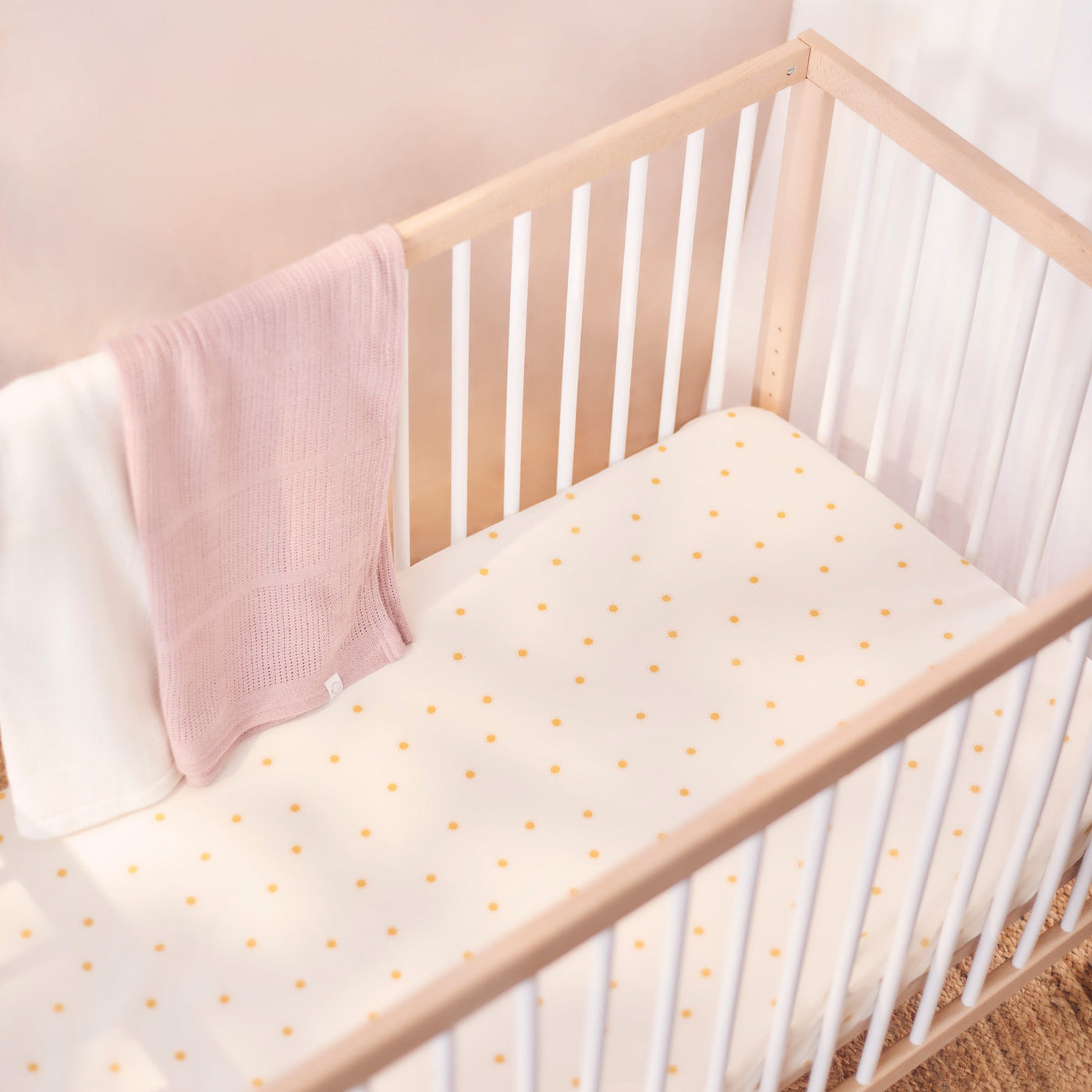 Printed Crib Fitted Sheet