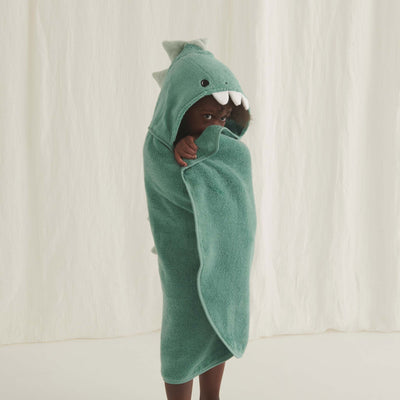 Dinosaur Hooded Kids Bath Towel