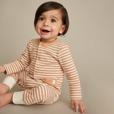 Caramel Stripe Cardigan