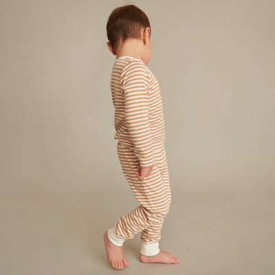 Caramel Stripe Long Sleeve T-Shirt