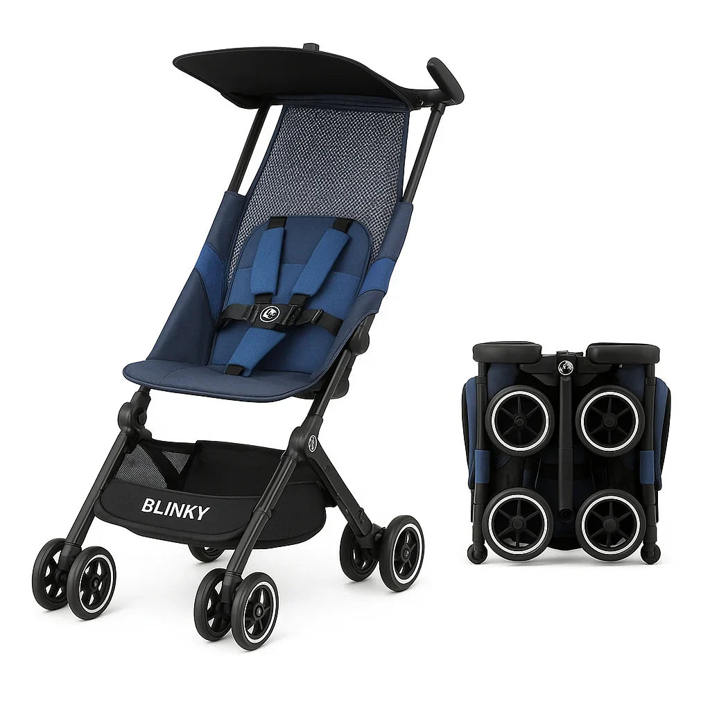 Blinky Air 2 All-Terrain Lightweight Travel Stroller with Reclining Seat