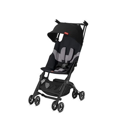 gb Pockit+ All-Terrain, Ultra Compact Lightweight Travel Stroller with Canopy and Reclining Seat