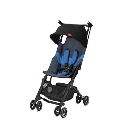gb Pockit+ All-Terrain, Ultra Compact Lightweight Travel Stroller with Canopy and Reclining Seat