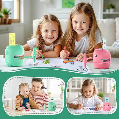 Interactive Drawing Robot for Kids – Montessori Learning Toy with Voice Guidance & 200 Word Cards