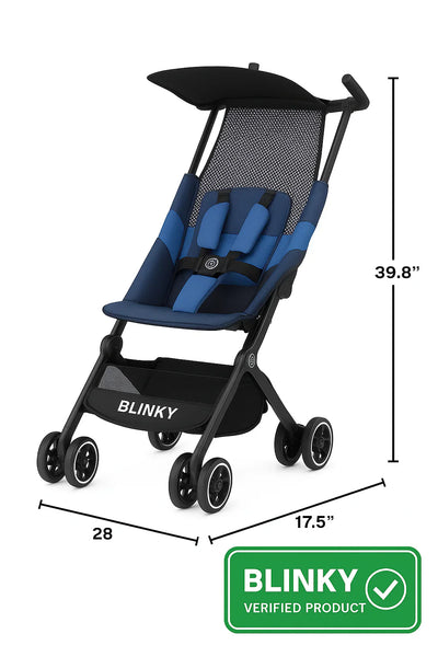 Blinky Air 2 All-Terrain Lightweight Travel Stroller with Reclining Seat