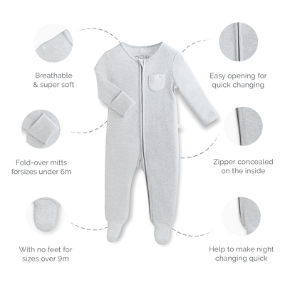 Octopus Zip-Up Sleepsuit