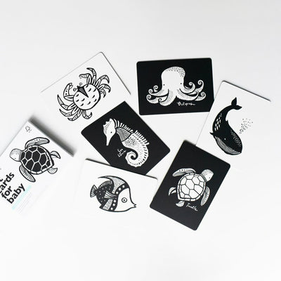 Wee Gallery Ocean Art Cards for Baby