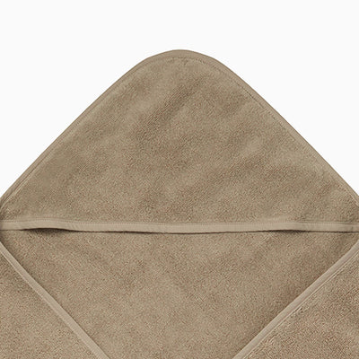 Taupe Hooded Baby Bath Towel