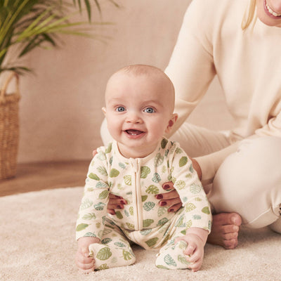 Botanical Clever Zip Sleepsuit