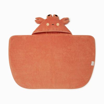 Hooded Crab Kids Bath Towel