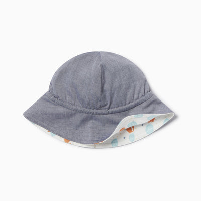 Crab & Shell Reversible Sun Hat