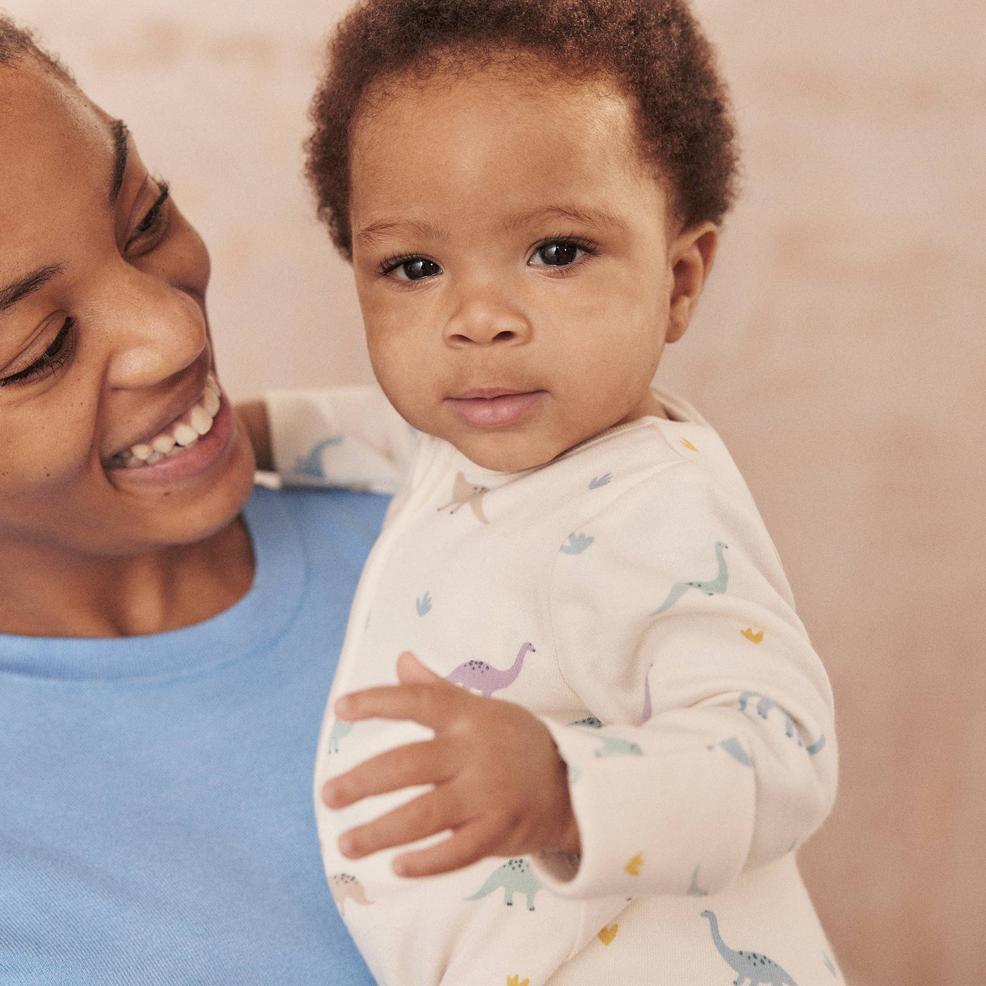 Dino Print Clever Zip Sleepsuit