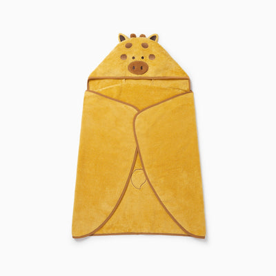 Giraffe Hooded Kids Bath Towel
