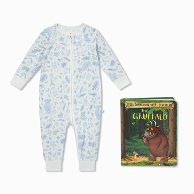 The Gruffalo Zip-Up Sleepsuit & Book Set