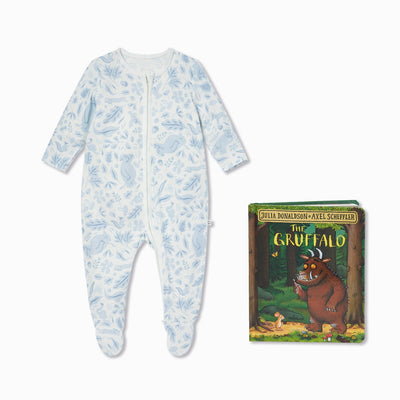 The Gruffalo Zip-Up Sleepsuit & Book Set