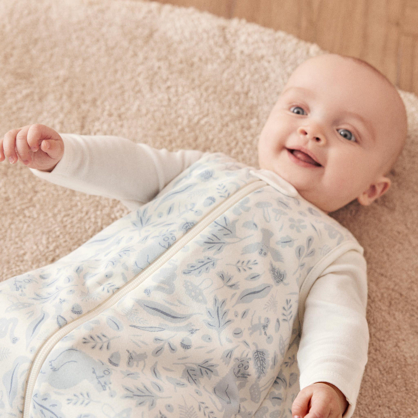 Gruffalo Dragonfly Blue Front Opening Sleeping Bag 1.5 TOG