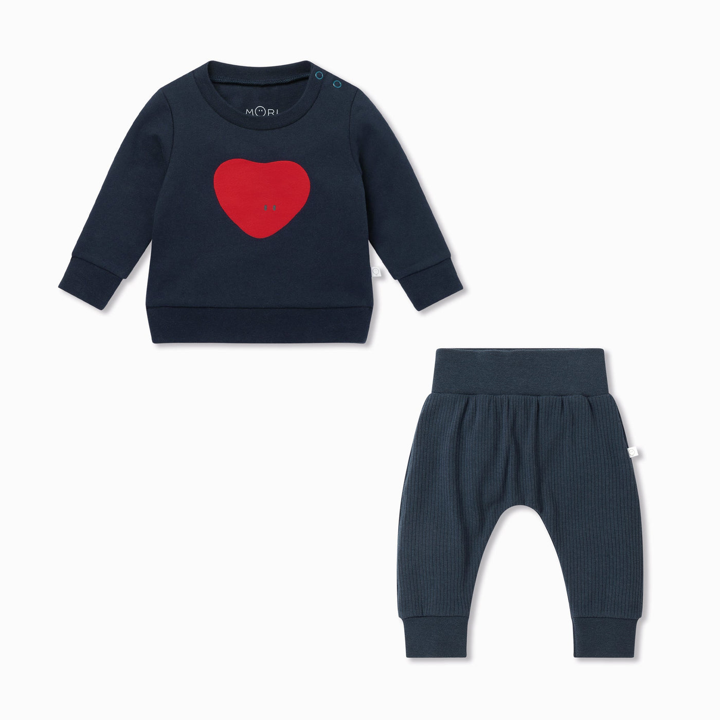 Heart Sweatshirt & Joggers Outfit