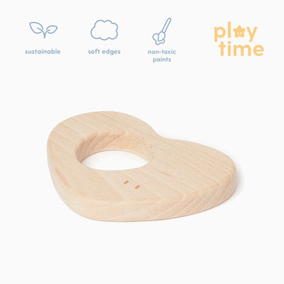 Wooden Heart Teether