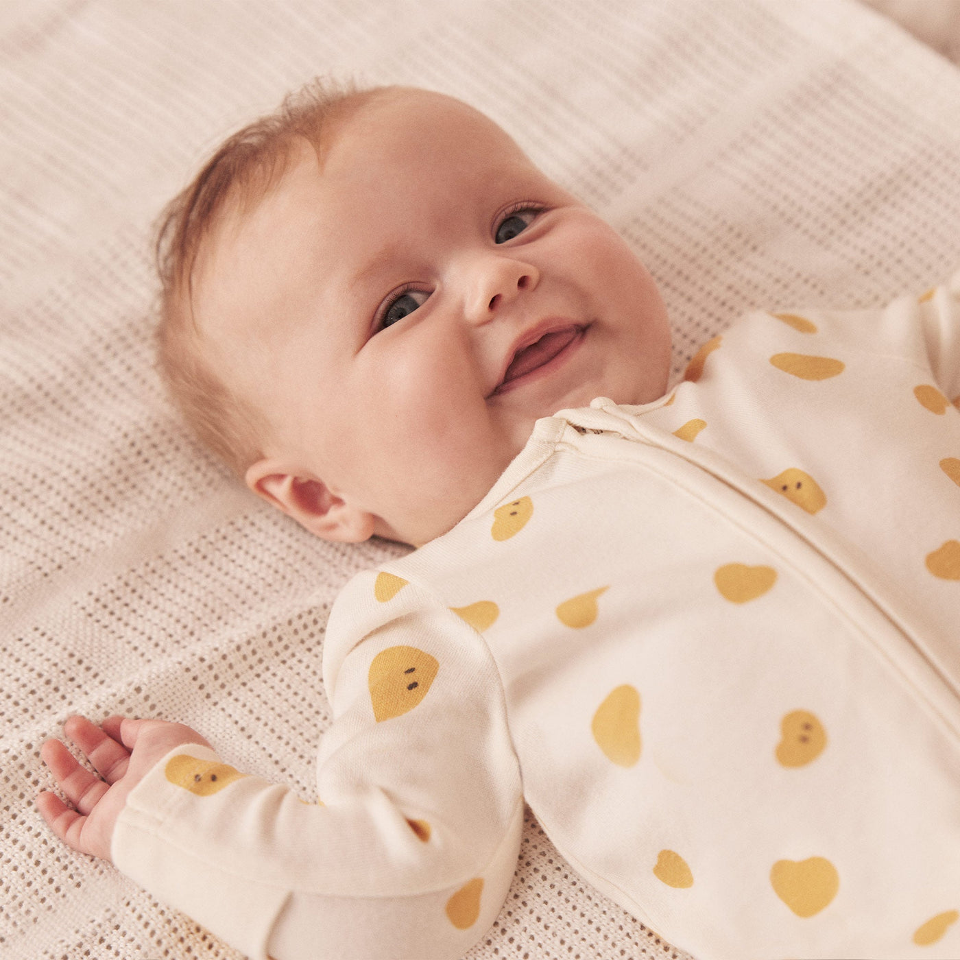 Hearts Zip-Up Sleepsuit