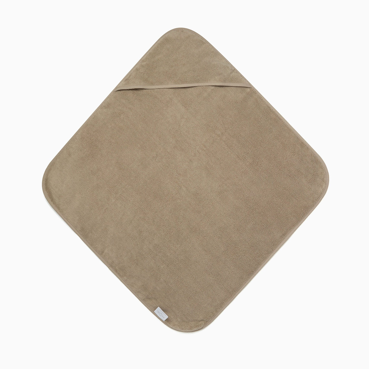 Taupe Hooded Baby Bath Towel
