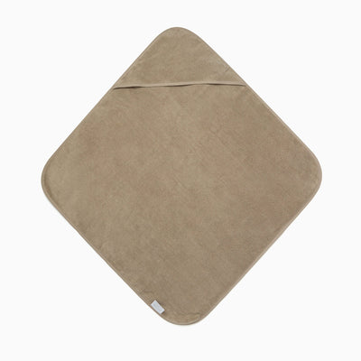 Taupe Hooded Baby Bath Towel