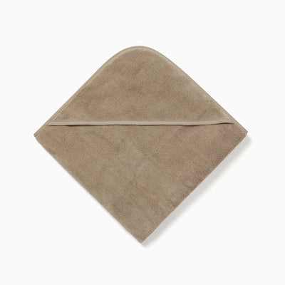 Taupe Hooded Baby Bath Towel