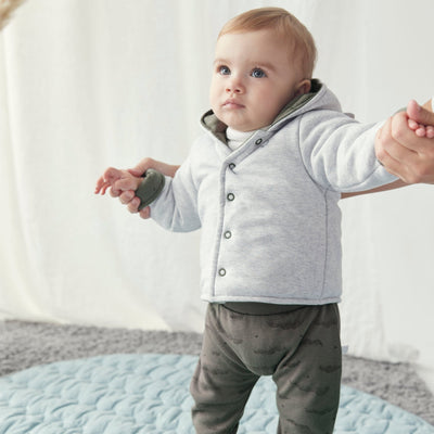 Khaki Cloud Reversible Coat