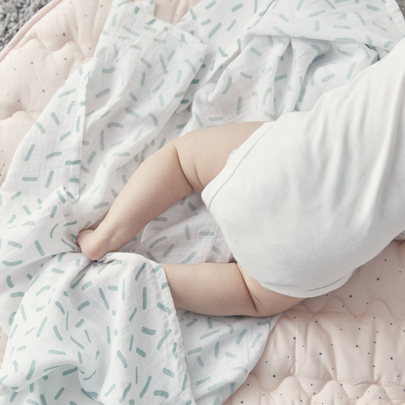 Pebble Organic Muslin Swaddle