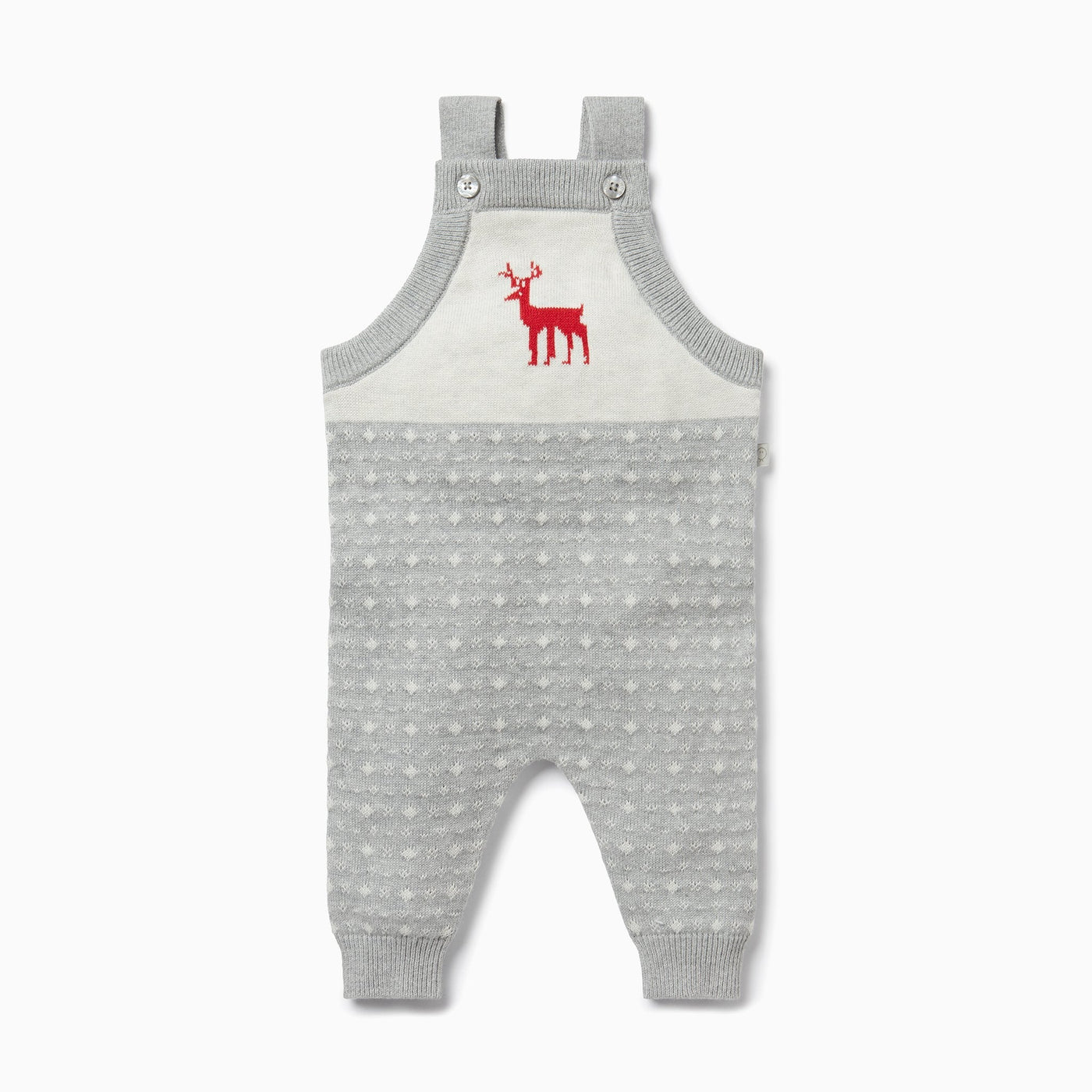 Knitted Fair Isle Dungarees