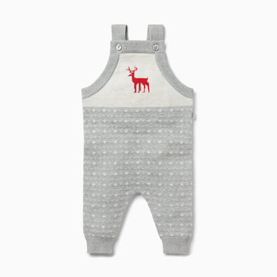 Knitted Fair Isle Dungarees