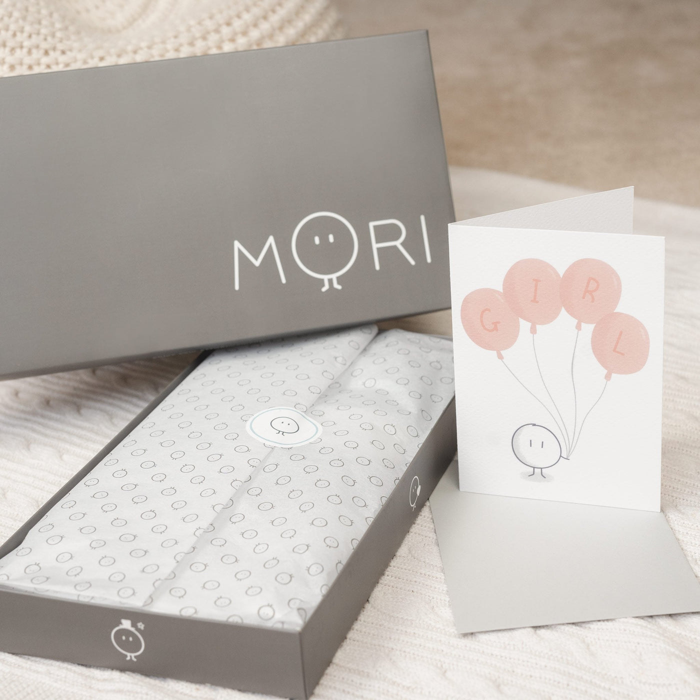 Pink Balloon Card Blank