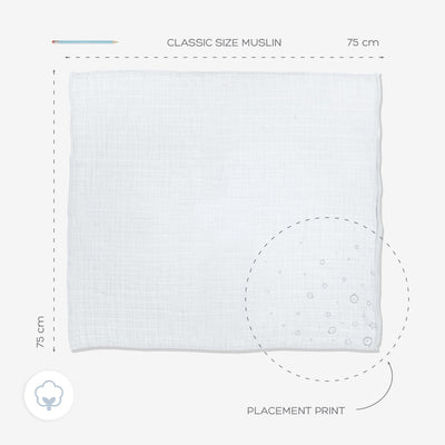 Pre-Washed Mixed Muslins 6 Pack