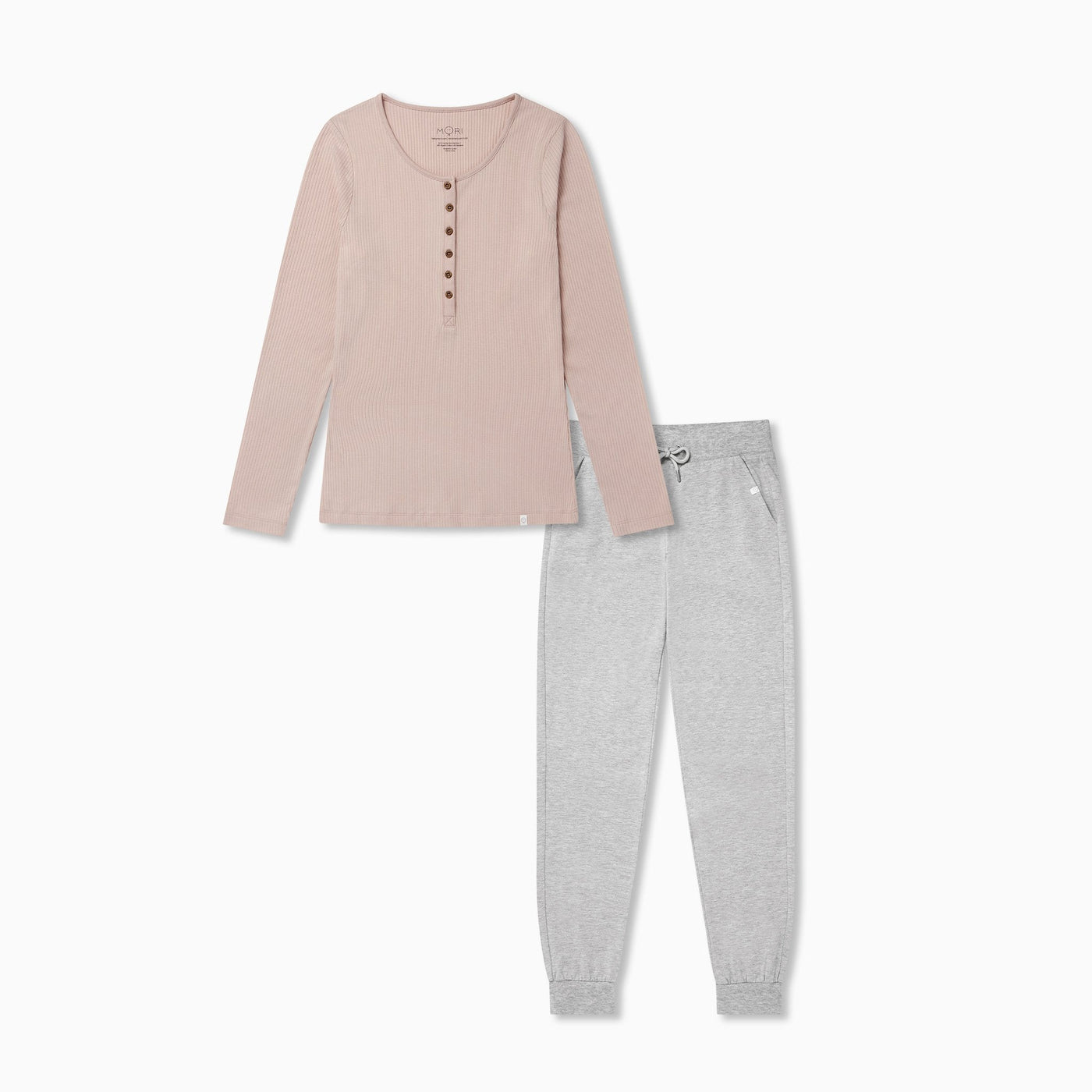 Mama Ribbed Long Sleeve T-Shirt & Joggers Outfit