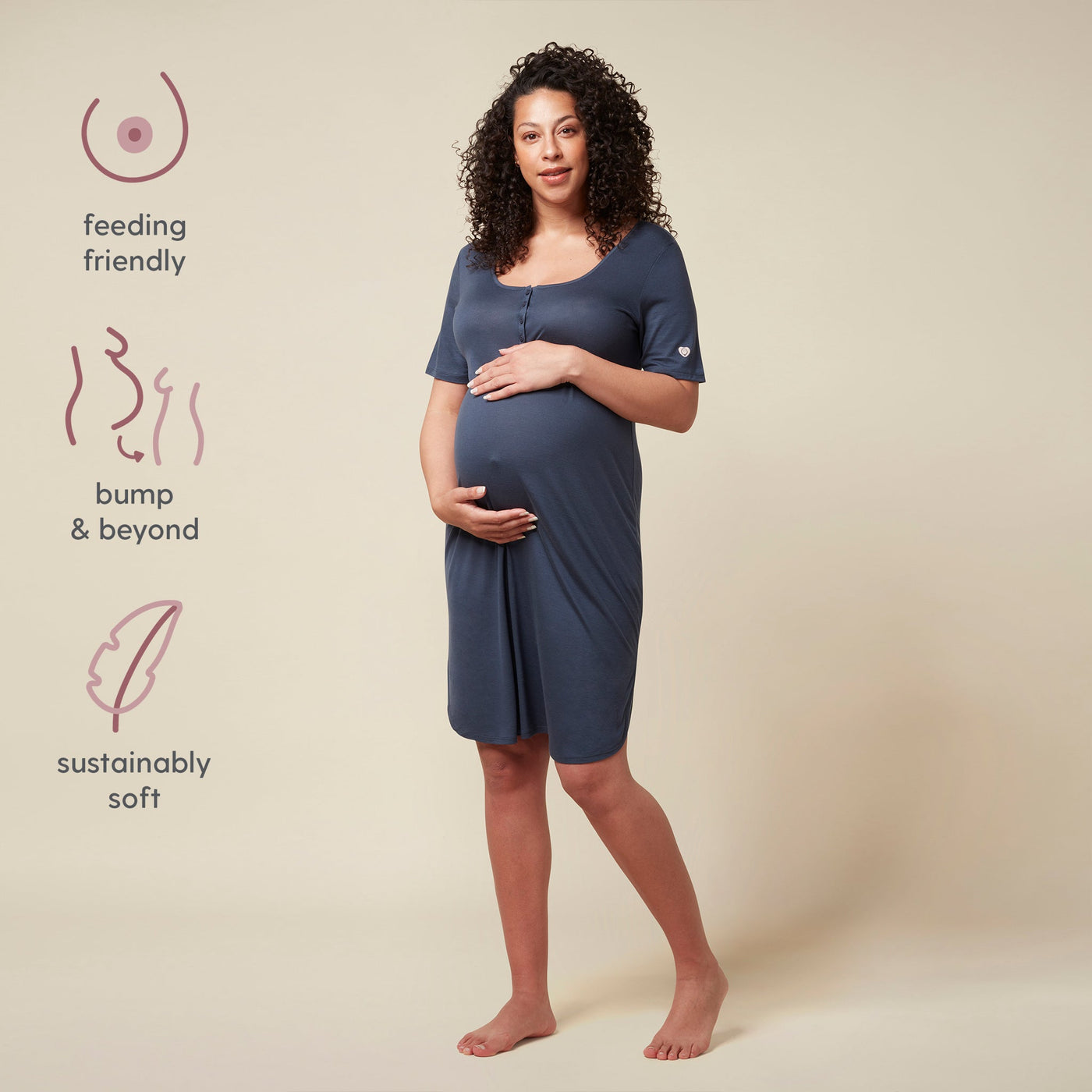 Maternity & Nursing Nightdress