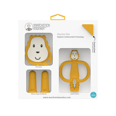 Matchstick Monkey Ludo Lion Teething Starter Gift Set