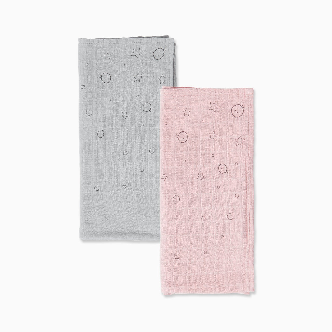Pre-Washed Large Muslin Swaddles 2 Pack