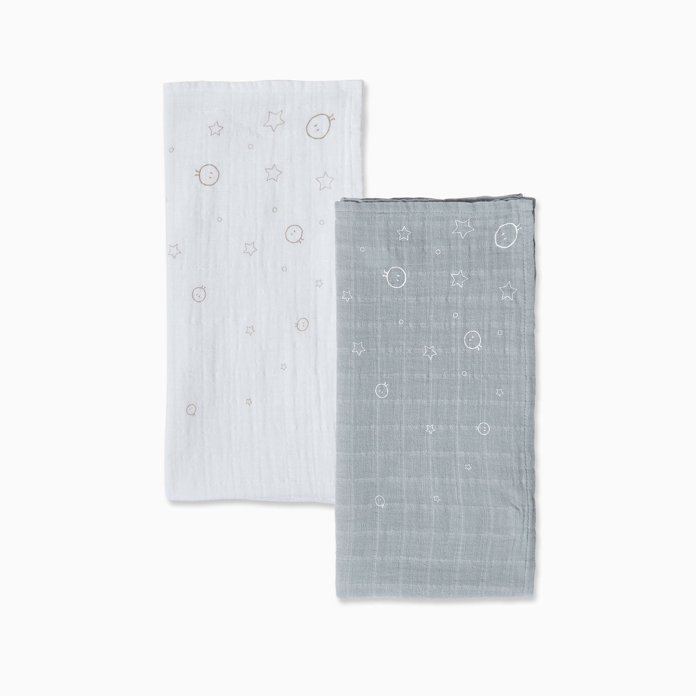 Pre-Washed Large Muslin Swaddles 2 Pack