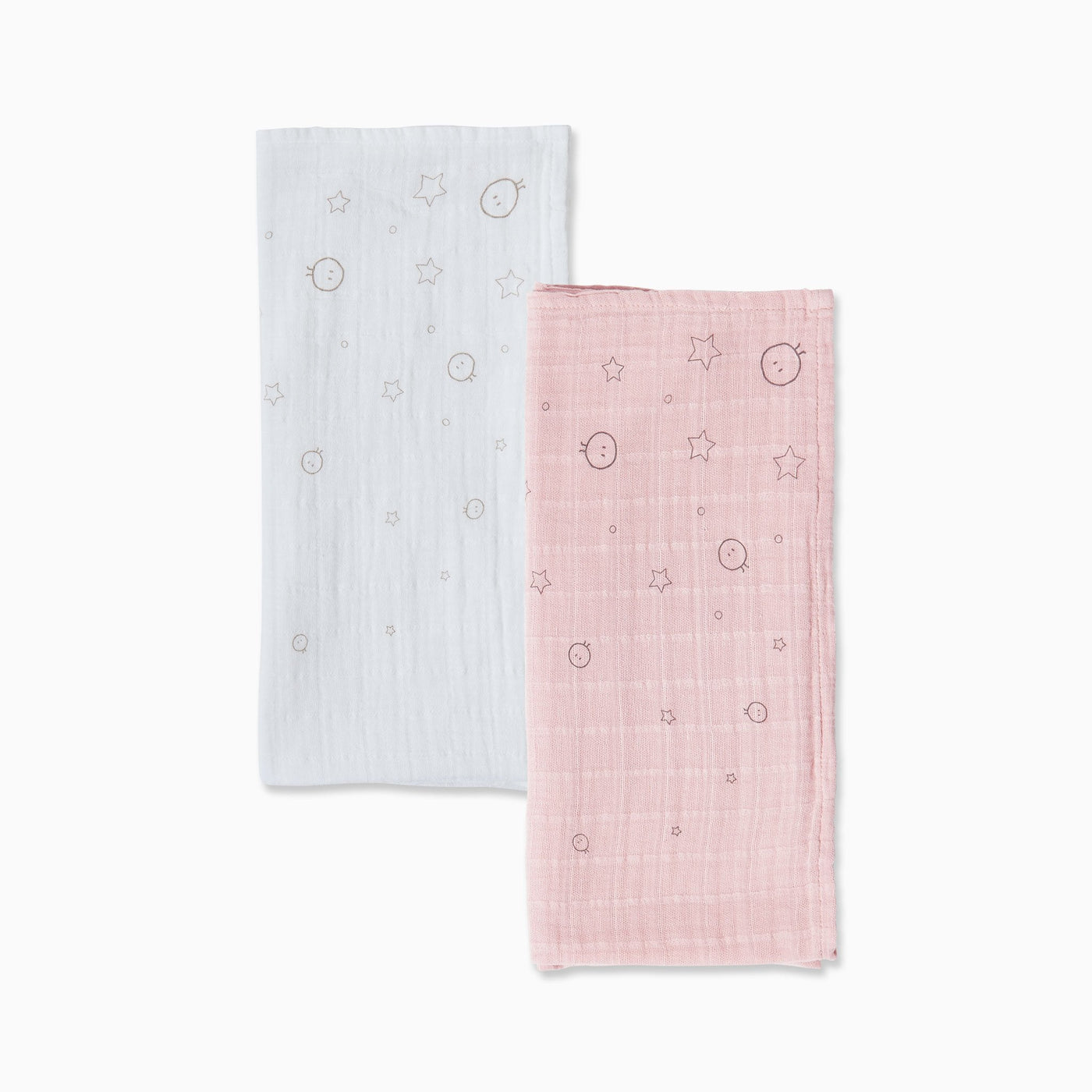 Pre-Washed Large Muslin Swaddles 2 Pack