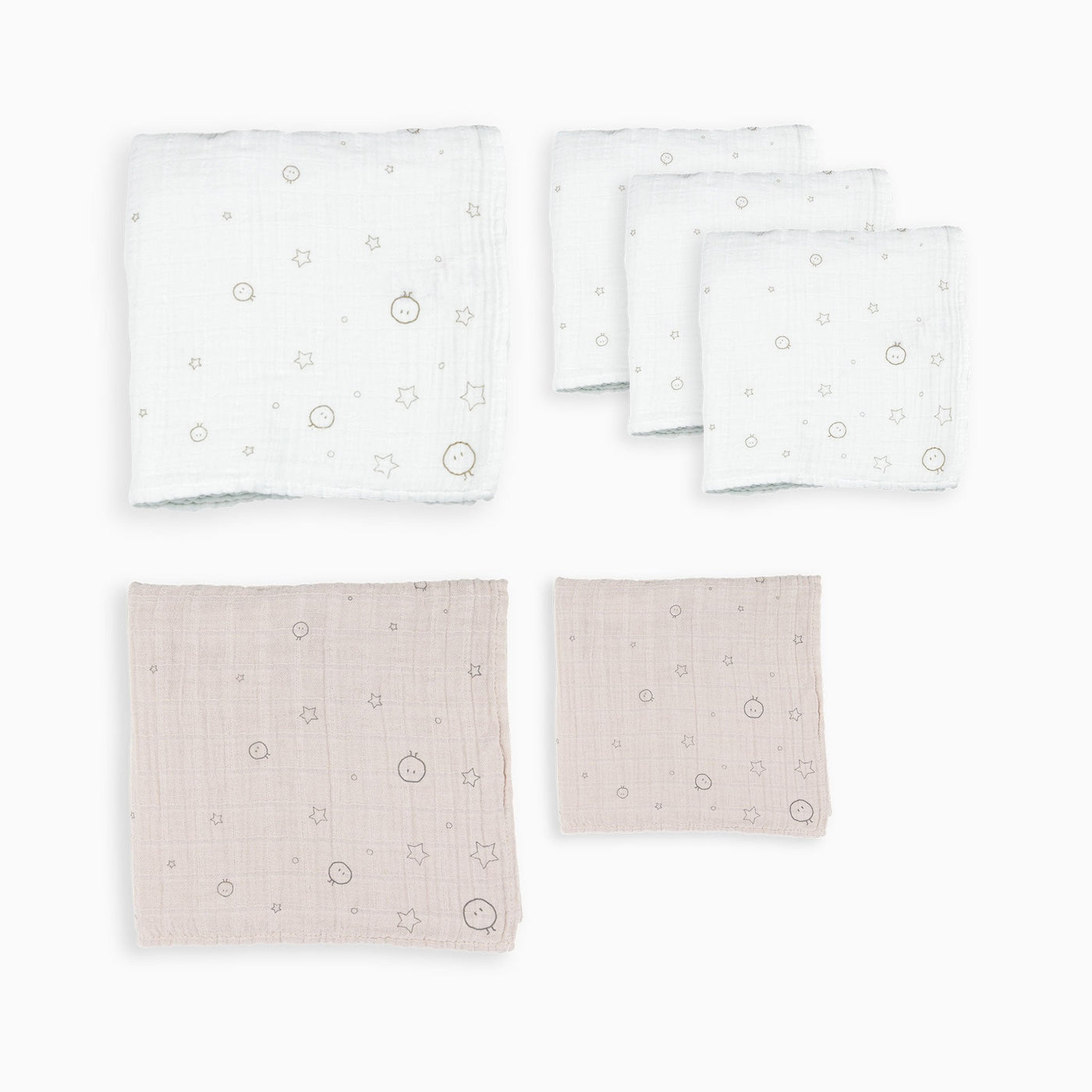 Pre-Washed Mixed Muslins 6 Pack