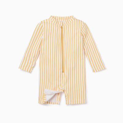 Mustard Stripe Sun Safe Suit