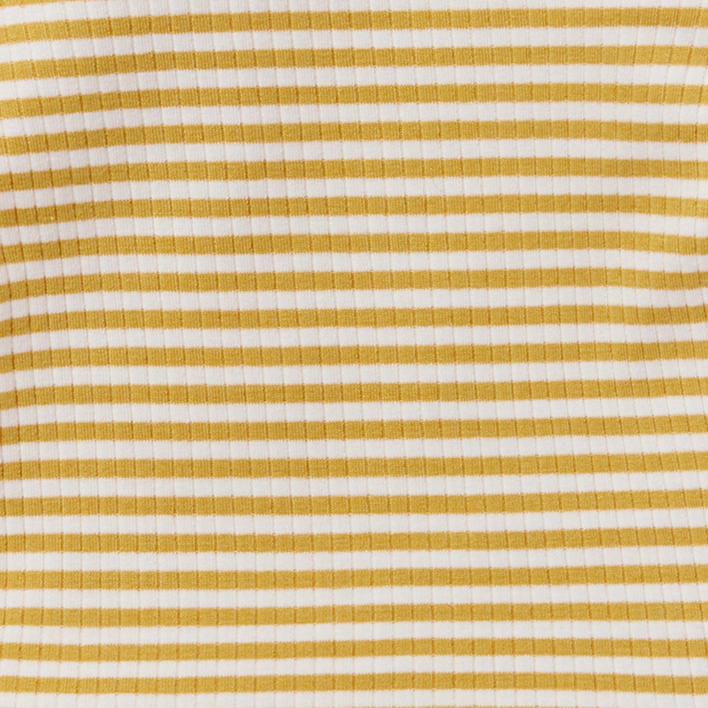 Mustard Stripe Ribbed Zip Sleepsuit
