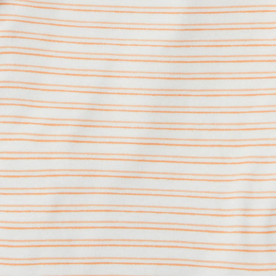 Orange Stripe Beach Romper