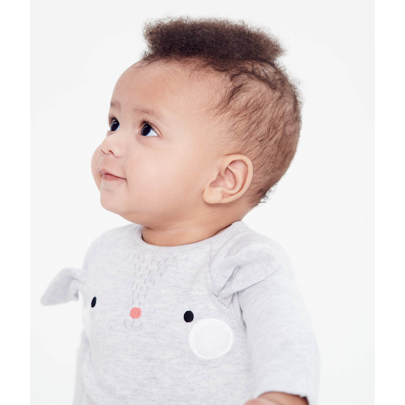 flatlay_roundel_signature_fabric baby and toddler Bunny suit bodysuit                                                                                                          