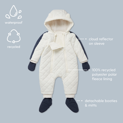 Recycled Quilted Snowsuit