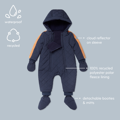 Recycled Quilted Snowsuit