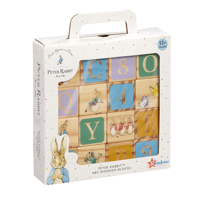 Peter Rabbit Wooden Alphabet Blocks