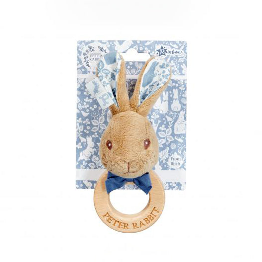 Peter Rabbit Wooden Rattle