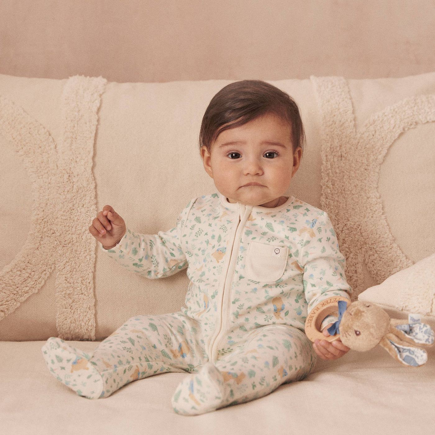 Peter Rabbit Zip-Up Sleepsuit