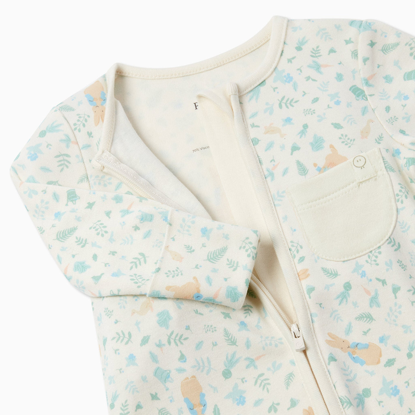 Peter Rabbit Zip-Up Sleepsuit