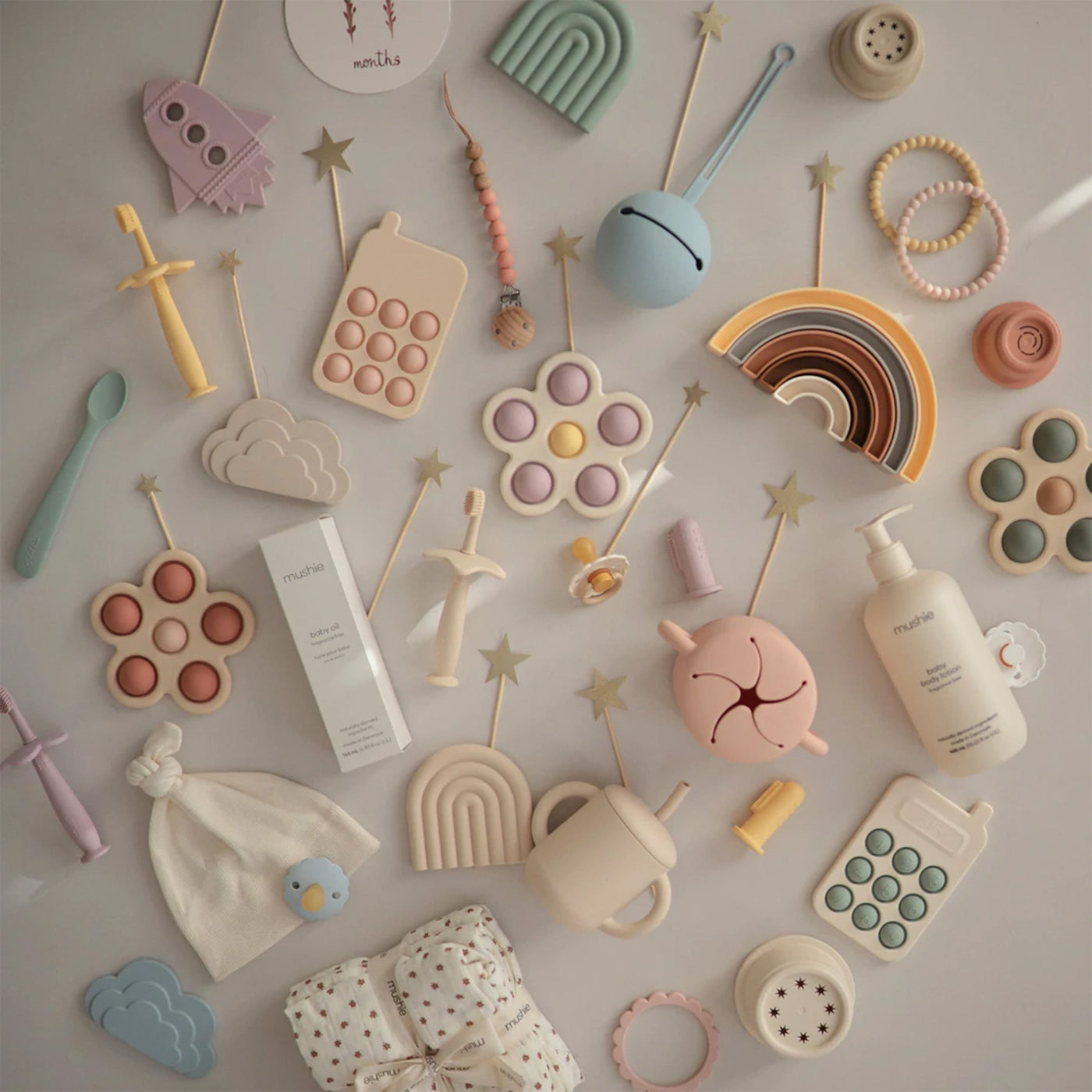 Mushie Phone Press Toy